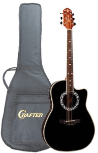 Электроакустическая гитара CRAFTER FSG-270EQ / BK с чехлом